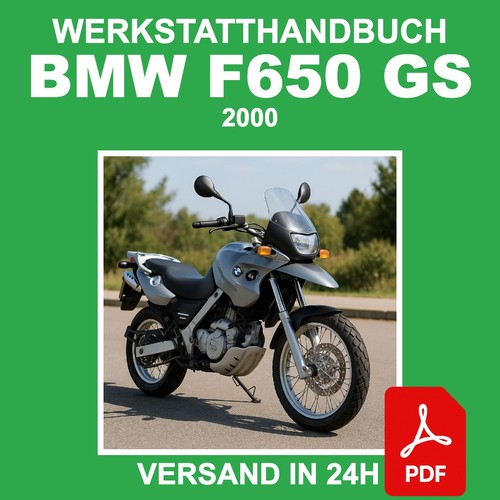 Werkstatthandbuch bmw f650 - werkstatthandbuch, gs